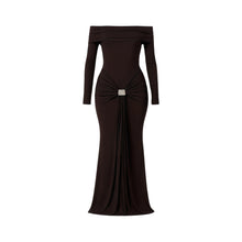 JoJaxs Off-Shoulder Knit Long Dress