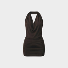 JoJaxs Halter Satin Mini Dress