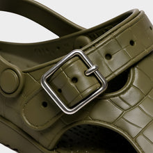 JoJaxs Crocodile Leather Clog