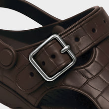 JoJaxs Crocodile Leather Clog